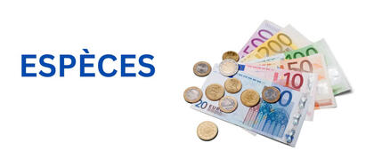 Paiement en Espèces (euros)